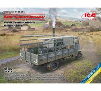 Ahn Gulaschkanone Allemand WWII Portable Field Kitchen 1:3 5 Plastic Model Kit