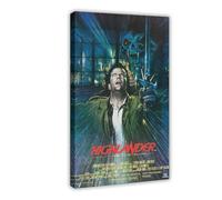 ahnld Highlander (1986) Poster de film classique sur toile pour décoration murale de salon, chambre à coucher 30 x 45 cm