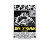 ahnld Poster de film Love Streams 1984 - Impression sur toile - Décoration murale pour salon, chambre à coucher - 40 x 60 cm
