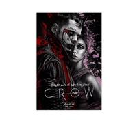 ahnld Poster de film The Crow 2024 sur toile - Décoration murale pour salon, chambre à coucher - 40 x 60 cm