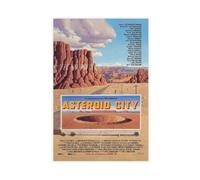 ahnld Poster du film Asteroid City (2023) - Décoration de chambre à coucher, bureau, cadeau - 30 x 45 cm
