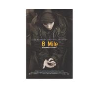 ahnld Poster du film japonais Curtis Hanson Eminem de 8 Mile 2002 Chirashi B5 - Décoration murale pour salon, chambre à coucher (50 x 75 cm)