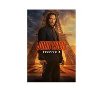 ahnld Poster du film John Wick Chapitre 4 (2023) - Décoration murale pour salon, chambre à coucher - 60 x 90 cm