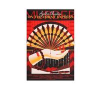 ahnld Poster numérique Agatha Christie sur toile - Décoration murale pour salon, chambre à coucher - 50 x 75 cm