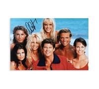 ahnld Poster photo signé David Hasselhoff Baywatch en édition limitée + certificat d'autographe - Décoration de chambre à coucher, bureau, chambre à coucher - 60 x 90 cm