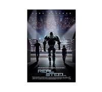 ahnld Real Steel Poster de film sur toile pour décoration murale de salon, chambre à coucher 30 x 45 cm