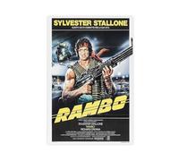 ahnld Sylvester Stallone Rambo First Blood Poster sur toile pour chambre à coucher, bureau, chambre, cadeau 60 x 90 cm