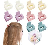Ahoney Lot de 10 mini pinces à cheveux de 2,3 cm (rose)