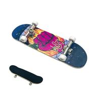 Ahorn Finger Skateboard Mini Fingerboard Creative Hand Toy | Durable Maple Wood Deck Deck 3,85 x 1,1 Inch, Fun Stress Reliever, Desk Toy, Party Favor Birthday Gift Children Teens Boys