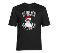 AHORN SPORTSWEAR T-shirt chic 2 couleurs Ugly Christmas, Noir , 5XL grande taille