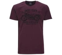 AHORN SPORTSWEAR T-shirt Ghost Rider grande taille, noir, marron, rouge, 3XL-10XL, Marron Rouge, 4XL grande taille