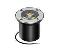 AHOTSUK Spot led extérieur encastrable 3W IP67 Spot Encastrable Led Terrasse Rond 300 Lumen Lampe d'éclairage de jardin extérieur, pour Jardin Chemin Cour Garage