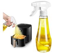 AHOUGER Nouveau Pulvérisateur d'huile noir Vaporisateur d'huile 200 ml Upgrade Pulvérisateur d'huile pour huile comestible, verre huile vaporisateur d'huile pour friteuse à air chaud