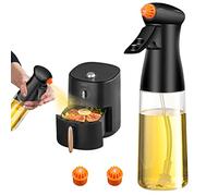 AHOUGER Pulvérisateur d'huile 210ml de qualité alimentaire huile de pulvérisation pour friteuse à air pulvérisateur d'huile d'olive pour flacon de pulvérisation d'huile de cuisine