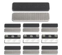 AHRLIC Lot de 10 badges nominatifs magnétiques puissants pour bureau, école, événements, sans épingles, étiquettes réutilisables, fermeture sécurisée, porte-badges professionnels pour conférences et