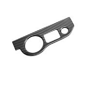 AHRPKAMERD Bande Garniture Intérieure Panneau Commutation Phare Intérieur Voiture Garniture Boutons Fiber Carbone ABS Décor Style pour Dodge pour Challenger 2015-up Bande Moulure