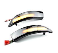 AHRPKAMERD Clignotant Rétroviseur pour Fiesta Mk7 2008-2017 2 Clignotants LED Dynamiques Clignotants Latéraux Indicateur De Rétroviseur Position Latéraux À LED
