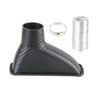 AHRPKAMERD D'admission Durite Système Universel D'admission d'air Pare-Chocs Avant Buses Rondes Carrées Kit Tubes Ventilation Entrée Turbo Tuyère Ensemble Tuyaux D'entonnoir Entrées d'air(Square)