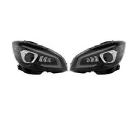 AHRPKAMERD Optique De Phare 2 Pièces Pour Classe C W204 S204 C300 C350 2007 2008 2009 2010 2011 Phares De Projecteur De Voiture LED Assemblage De Phares Feu Avant Voiture