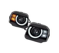 AHRPKAMERD Optique De Phare 2 Pièces Pour Suzuki Pour Jimny 2007-2015 Mise À Niveau Modifiée Phares De Voiture DRL Clignotant Dynamique Phare LED Ensemble Feu Avant Voiture