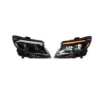 AHRPKAMERD Optique De Phare 2 Pièces Pour Vito 2016-2023 Conduite À Gauche Voiture LED Phares DRL Dynamique Tournant Animation Lumière Avant Phares Feu Avant Voiture(B)