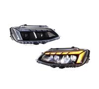 AHRPKAMERD Optique De Phare 2 Pièces Pour VW Pour Jetta 2011-2018 MK6 LED Phares Démarrage Animation Clignotant Séquentiel Feux Avant Assemblage Feu Avant Voiture