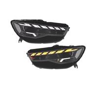 AHRPKAMERD Optique De Phare Phares De Voiture LED Pour A6 2016 2017 2018 2 Pièces Avec Clignotant Ambre DRL Accessoires De Remplacement Direct Feu Avant Voiture