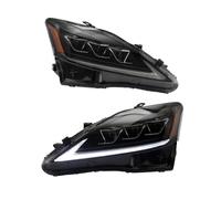 AHRPKAMERD Optique De Phare Pour Lexus Pour IS 250 350 300 IS250 IS350 IS300 2007-2014 2 Pièces RHD Voiture ISF Phares Avec Clignotant Séquentiel Ensemble Phare Avant Feu Avant Voiture(Clear)