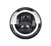 AHRPKAMERD Optique De Phare Pour Suzuki Pour Samurai 4x4 12 V 24 V 7 "voiture Led Moto Phare H4 Moto Halo Yeux Feu Avant Voiture(Army green)