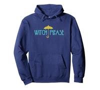 AHS Summerween Witch Please Coven Umbrella Witchy TV Show Sweat à Capuche, Unisexe pour Adultes, Bleu Marine, L