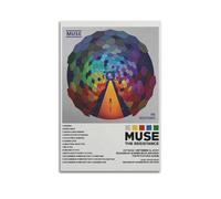 AHSEOIWRJH Muse Posters The Resistance Album Posters - Impression vintage - Art mural décoratif - Esthétique - Toile décorative pour salon, chambre à coucher, chambre - 20 x 30 cm - Style sans cadre