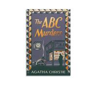 AHSEOIWRJH Poster vintage « The ABC Murders » - Impression artistique sur toile pour salon, chambre à coucher - 40 x 60 cm - Style sans cadre