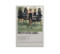 AHSEOIWRJH Pretty Little Liars Poster imprimé vintage d'art mural décoratif sur toile pour salon, chambre à coucher, 20 x 30 cm, style sans cadre