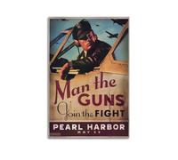AHSUEWQRUH Pearl Harbor Poster mural sur toile sans cadre pour salon, chambre à coucher, 20 x 30 cm