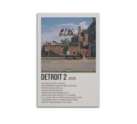 AHSUEWQRUH Poster Detroit 2 By Big Sean - Impression sur toile moderne - Décoration artistique pour salon, chambre à coucher - 30 x 45 cm - Style sans cadre