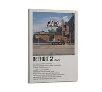 AHSUEWQRUH Poster Detroit 2 By Big Sean - Impression sur toile moderne et esthétique pour salon, chambre à coucher - 40 x 60 cm - Style cadre