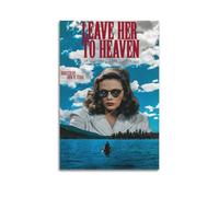 AHSUEWQRUH Poster « Leave her to heaven » - Impression sur toile moderne - Décoration artistique pour salon, chambre à coucher - 40 x 60 cm - Style sans cadre