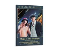 AHSUEWQRUH Poster Magic In The Moonlight 1 - Impression sur toile moderne et esthétique - Peinture pour salon, chambre à coucher - 30 x 45 cm - Style cadre