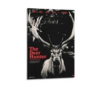AHSUEWQRUH Poster The Deer Hunter - Impression sur toile pour salon, chambre à coucher - 40 x 60 cm - Style cadre