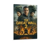 AHSUEWQRUH Poster The Great Wall 2 - Art mural sur toile - Impression artistique moderne et esthétique pour salon, chambre à coucher, chambre à coucher - 60 x 90 cm - Style cadre