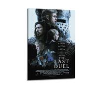 AHSUEWQRUH Poster The Last Duel - Impression sur toile moderne et esthétique pour salon, chambre à coucher - 60 x 90 cm - Style cadre