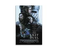 AHSUEWQRUH Poster The Last Duel - Impression sur toile pour salon, chambre à coucher, chambre - 60 x 90 cm - Style moderne - Sans cadre