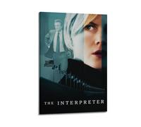 AHSUEWQRUH The INTERPRETER Poster mural sur toile pour salon, chambre à coucher, 20 x 30 cm, style cadre