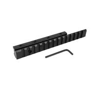 AHTCPO Adaptateur de Rail Queue d'aronde 11MM vers 20MM W/P Longueur 155MM en Aluminium, Base de Monture de Visée