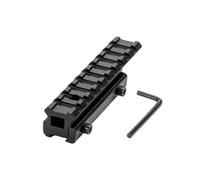 AHTCPO Adaptateur d'Extension de Rail Queue d'aronde 11mm vers 20mm, Base de Monture de Visée