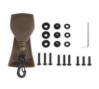 AHTCPO Cordon Fixation Lunettes Vision Nocturne, Corde Anti-Perte pour Casque Tactique, Modèle Fixe, Accessoires pour Casques D'Extérieur(Brown)