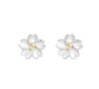AHTCPO Ensemble Boucles Fleur de Cerisier Douce, Boucles Simples Raffinées, Bijoux Quotidiens Tendance, Mixte pour Tous, Adapté à Porter et Offrir Dans Toutes Les Occasions
