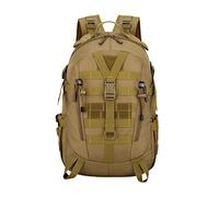 AHTCPO Sac à dos Tactique pour Homme, Sac à dos Militaire 40 L, Sac D'évacuation de 3 Jours pour Camping, Randonnée Chasse, avec SystèMe Molle(Khaki)