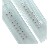 AHUAN 20/40 Pièces Durabilité Oreille Presse Graines Acupuncture à L'épreuve De La Sueur, Graines D'oreille D'acupuncture pour Beach Party Points Acupuncture Graines(E-40PCS)