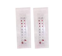 AHUAN 20/40 Pièces Oreille Presse Graines Acupuncture, à L'épreuve De La Sueur Graines D'oreille D'acupuncture pour Office Points Acupuncture Graines(Red - 40PCS)